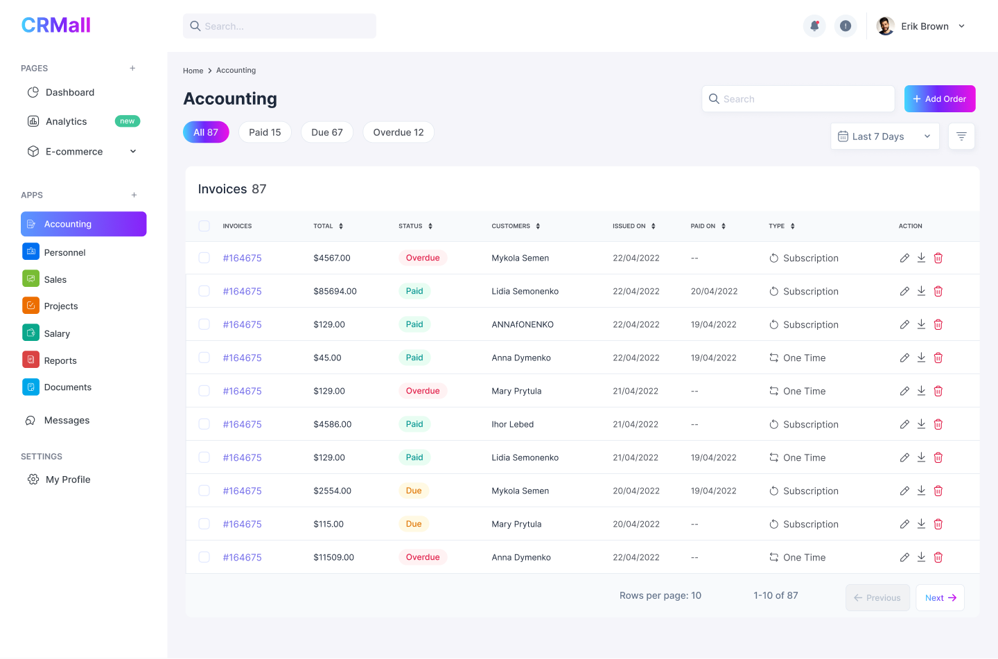Базовые приложения