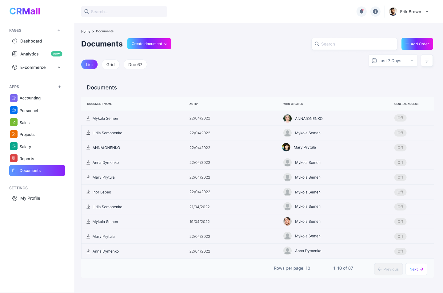 Базовые приложения